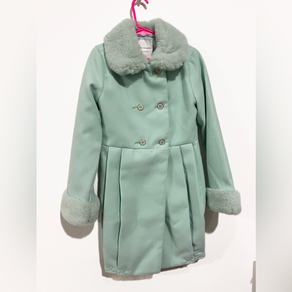 Janie and Jack girl elegant coat size 7 to 8